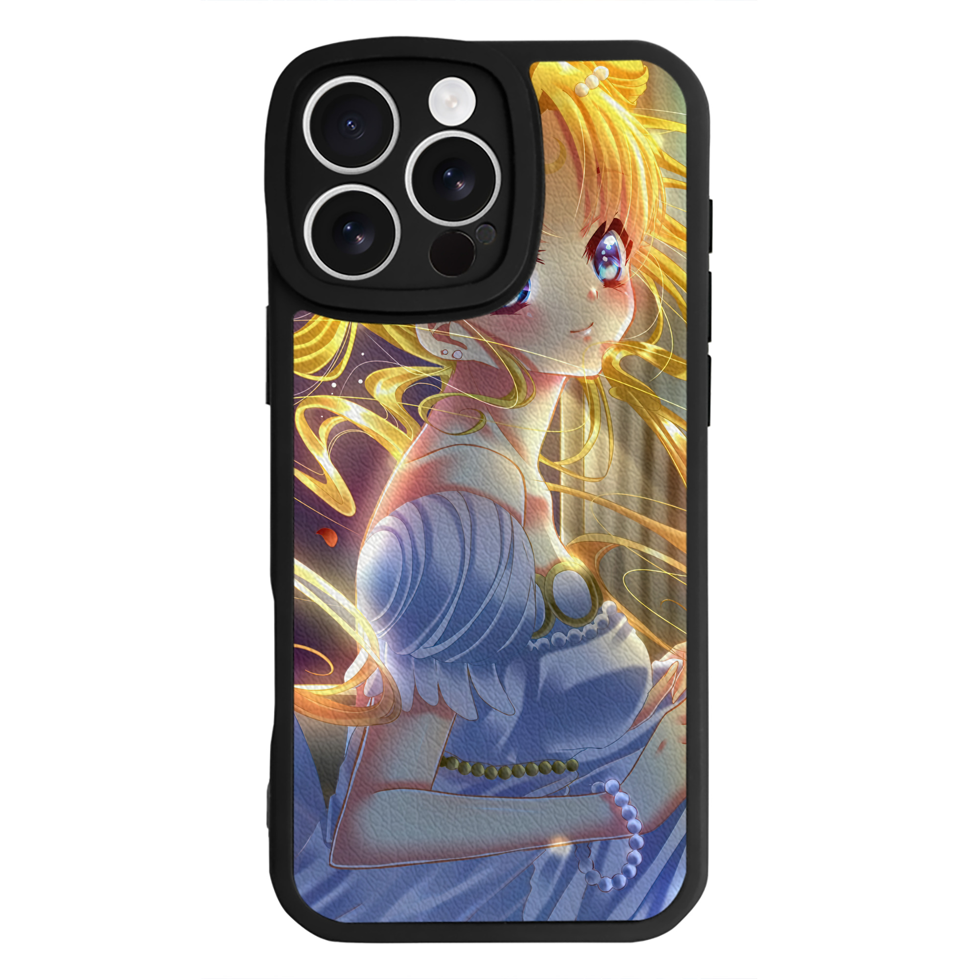 （画像用） 美少女戦士セーラームーン Sailor Moon 【iPhone 16シリーズ対応】シリコンスマホケース（レザー調） 材質：シリコン